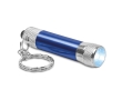 Original aluminium keyring with flashlight colour blue