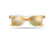 Sunglasses with mirrored lenses for events, UV400 protection colour orange