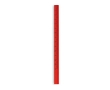 Carpenter's pencil with 14 cm ruler colour red