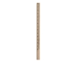 Carpenter's pencil with 14 cm ruler colour wood