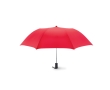 Foldable automatic folding umbrella made of silk, Ø 93 colour red