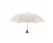 Foldable automatic folding umbrella made of silk, Ø 93 colour white