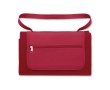 Picnic blanket with carrying loop, foldable colour red