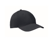 Cap with 6 panels and embroidered ventilation holes colour navy-blue