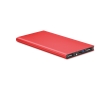 External aluminium battery charger, with colours, 8,000mAh colour red