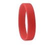 Silicone wristband, fast delivery in 6 - 8 days colour red