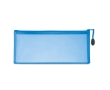 Transparent PVC pencil case as a promotional gift for children colour blue