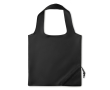 Foldable shopping bag, for promotions in polyester, 190T colour black