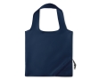 Foldable shopping bag, for promotions in polyester, 190T colour blue