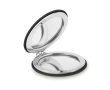 Pocket mirror with magnetic closure for promotions colour black