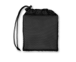 Quick-drying microfiber towel colour black