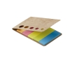 Fun, colourful sticky note pad as a promotional gift colour beige
