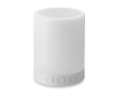 Speaker with Bluetooth and 6-colour LED lighting colour white