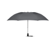 Foldable automatic reversible umbrella with matching cover colour grey