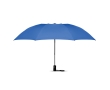 Foldable automatic reversible umbrella with matching cover colour royal blue