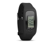 Sports watch with step and calorie counter for runners colour black