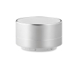 Elegant Bluetooth speaker made of aluminium colour matt silver