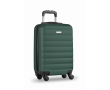 Printed hard-shell cabin trolley with combination lock colour dark green