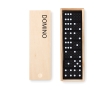Domino game in wooden box for promotions colour wood