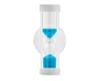 Sand timer with suction cup, 2 minutes colour blue