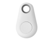 Keyring with Bluetooth key finder as a trade fair gift colour white