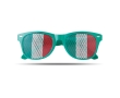 Fun fan glasses in different country flags for sports events colour green
