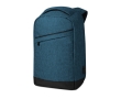 Laptop backpack made of polyester with USB port, 13'' colour blue