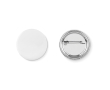 Small pin badge, Ø 44 mm colour white