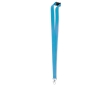 Lanyard with carabiner and safety lock colour turquoise
