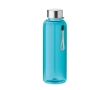 Reusable plastic bottle, BPA Free, 500 ml colour transparent blue