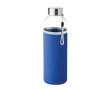 Water bottle with sleeve, promotional gift, 500 ml colour royal blue