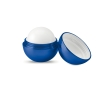 Ball-shaped lip balm in box, SPF 15 UV colour blue