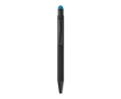 Corporate pen with push button colour turquoise