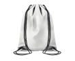 Easy secure reflective drawstring bag colour silver