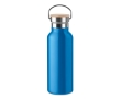 Thermos bottles with bamboo lids with handle, 500 ml colour turquoise