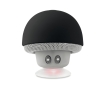 Bluetooth speaker in a mushroom shape with suction cup colour black