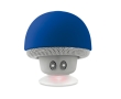 Bluetooth speaker in a mushroom shape with suction cup colour royal blue