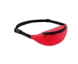 Adjustable bum bag made of 2100D polyester for runners colour red