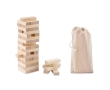 Wooden skill game of tower building for the whole family colour wood