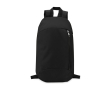 Backpack for hiking made of polyester colour black