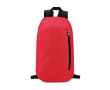 Backpack for hiking made of polyester colour red