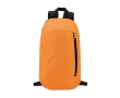Backpack for hiking made of polyester colour orange