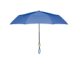Foldable manual umbrella made of RPET with matching cover, Ø 99 colour royal blue