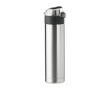 High-quality laser engraved leak-proof thermos flask 400 ml colour matt silver