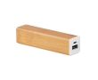 Power bank (bamboo), 2,200 mAh colour wood