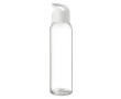 Glass bottle for promotions, 470 ml colour white