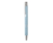 Recyclable wheat straw ballpoint pen with blue ink colour blue