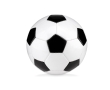 Small PVC football for promotional events colour white/black