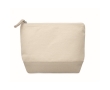 Cotton toiletry bag, 340 g/m2 colour grey