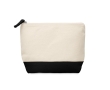 Cotton toiletry bag, 340 g/m2 colour black